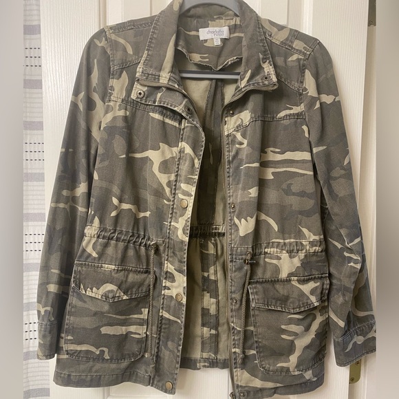 Charlotte Russe Camo Jacket Women’s Size Medium - Picture 15 of 16